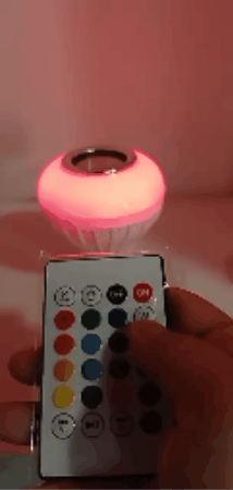 Bombillo Parlante Con Bluetooth Multicol